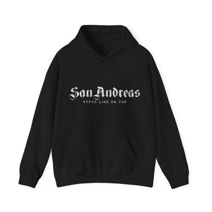 Gamer Hoodie Mens San Andreas State Line RP